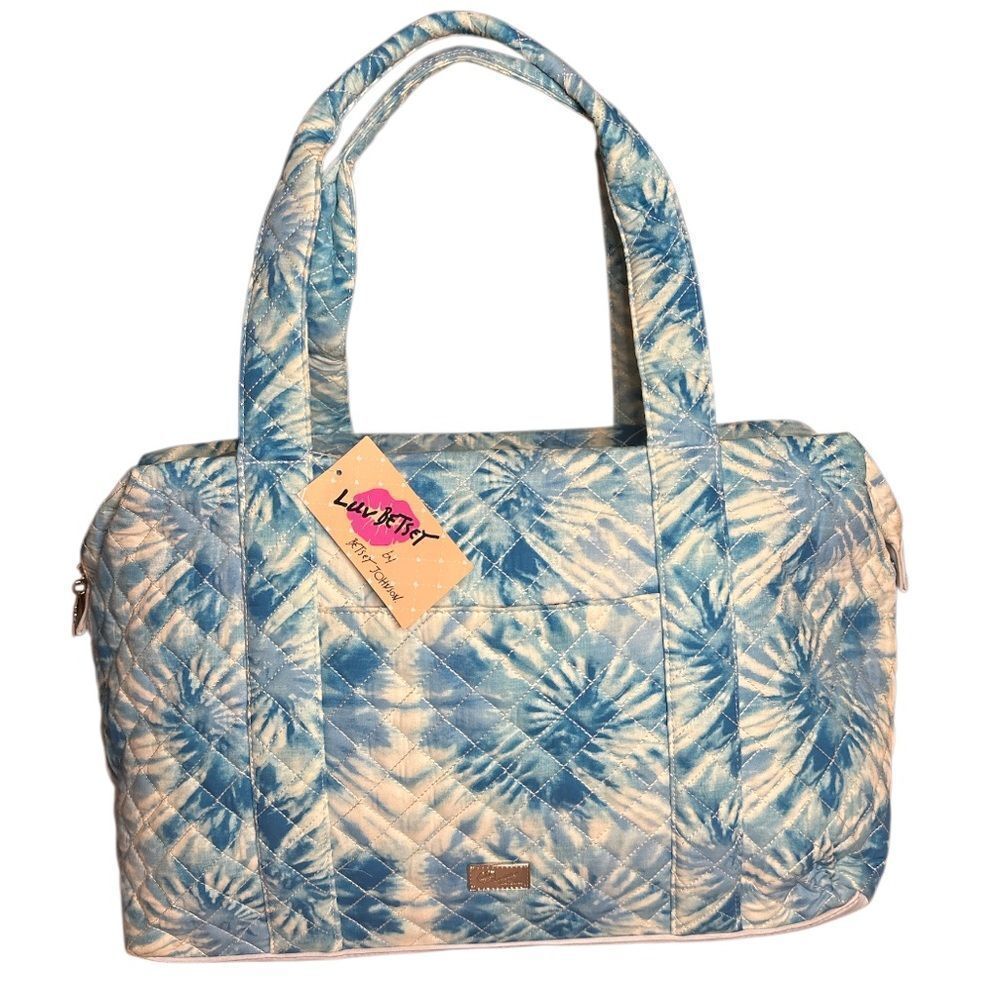 Luv Betsey Johnson Quilted Weekender Overnighter